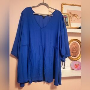 PLUS Torrid Blue Top